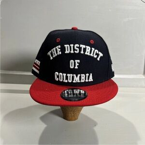 New Era Washington DC 9Fifty SnapBack Embroidered Hat NWT District Of Columbia